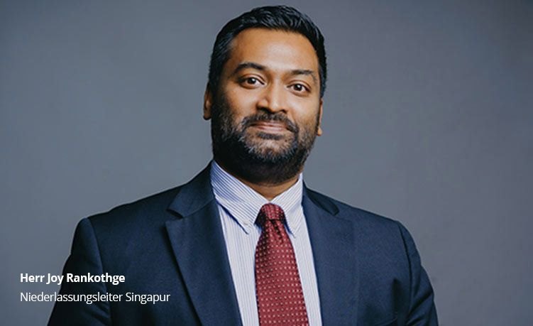 Unser Büro in Singapur ist für Sie da